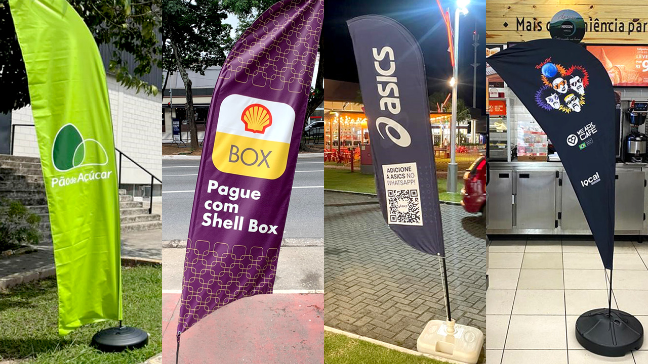 Wind Banners: eficientes e impactantes; outdoor e indoor.